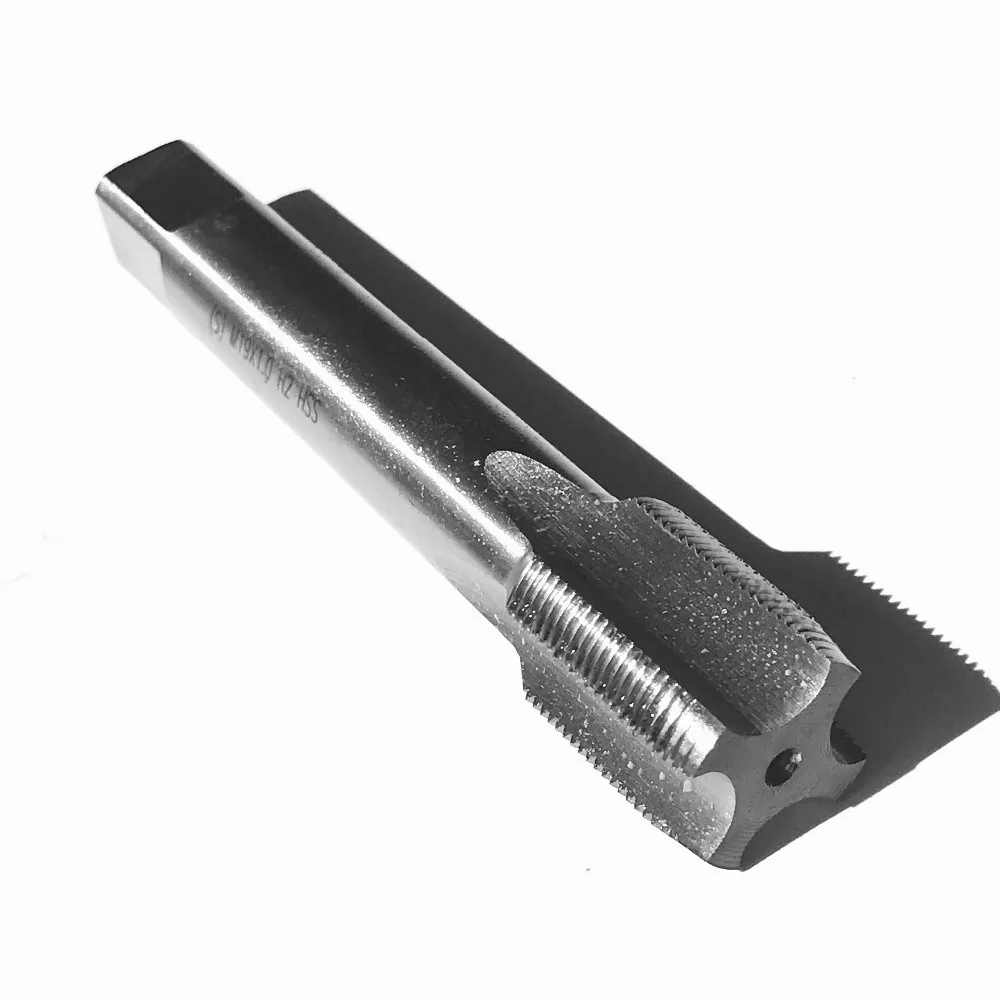 

Free shipping of 1PC HSS6542 made machine tap M19*0.5/0.75/1.0/1.25/1.5/2.0/2.5mm Screw Taps for steel workpiece threading