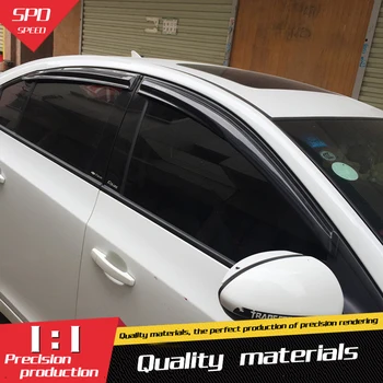 

For Cruze Plastic Window Visor Vent Shades Sun Rain Deflector Guard For Chevrolet Cruze Auto Accessories 4PCS/SET 2015-2017