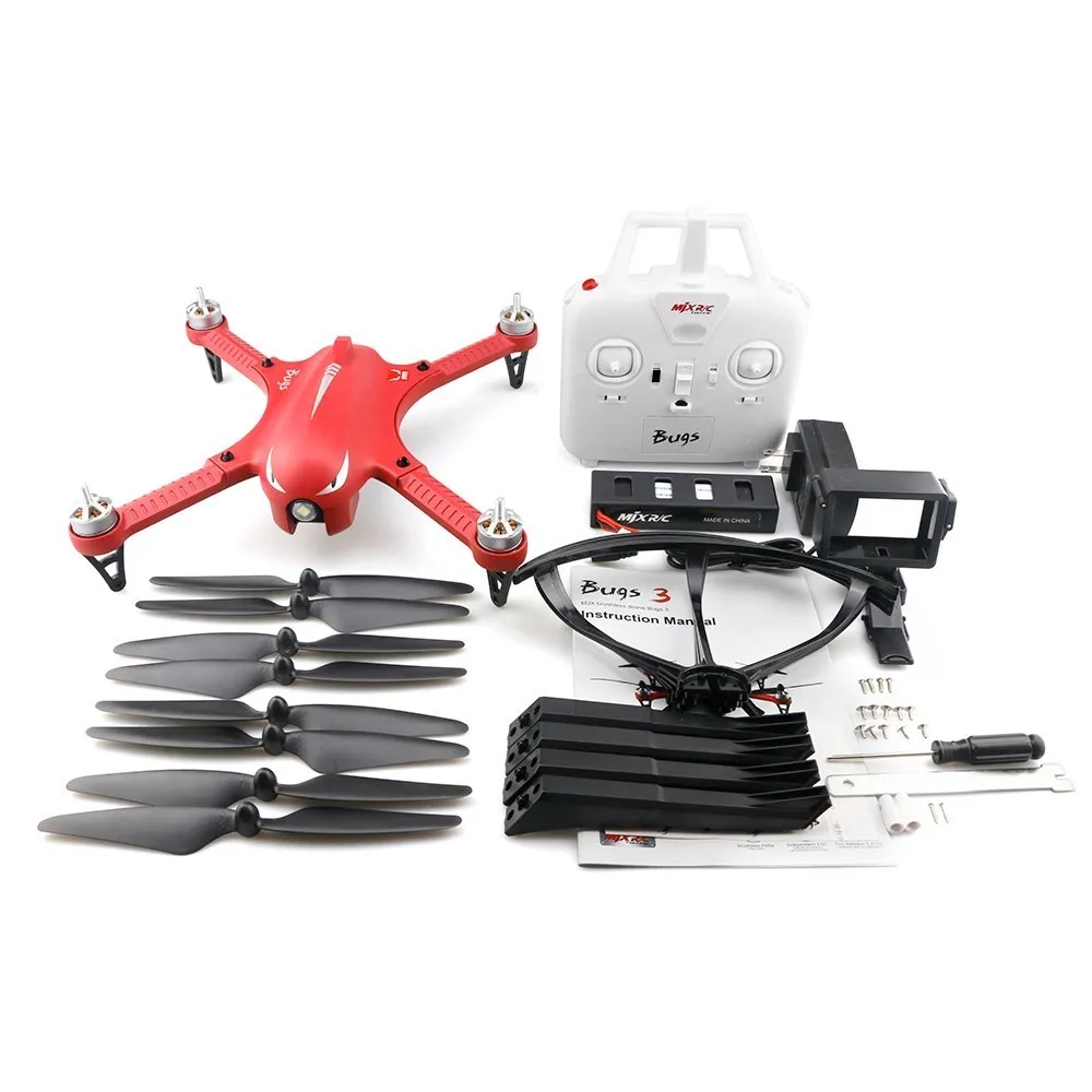  MJX Bugs 3 B3 RC Quadcopter Brushless Motor 2.4G 6-Axis Gyro Drone With H9R 4K Camera Professional 
