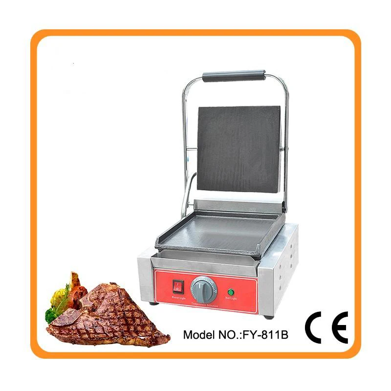 Electrical griddle machine make pan-fried steak /electrical griddle/commercial electric griddle grill/electrical contact grill