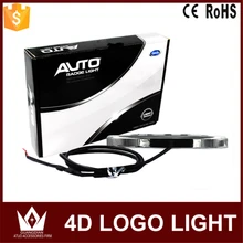 Tcart 4D Car Emblem light lamp led Rear Badge Sticker light LED light 4D logo light Emblems led For KIA