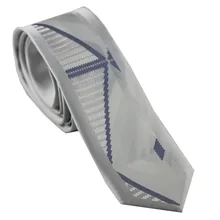 Модные мужские галстуки Серый с синими клетками полосатый шейный платок из микрофибры обтягивающий галстук 6 см мужские нарядные рубашки Свадебные Gravatas Corbata