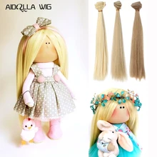 Doll Accessory Dolls Wig Hair Pure Multicolour 15cm/25cm*100CM 1PC 1/3 1/4 Straight Wig Hair for BJD DIY Accessories Kids Toys цена Doll Accessory Dolls Wig Hair Pure Multicolour 15cm/25cm*100CM 1PC 1/3 1/4 Straight Wig Hair for BJD DIY Accessories Kids Toys цены онлайн