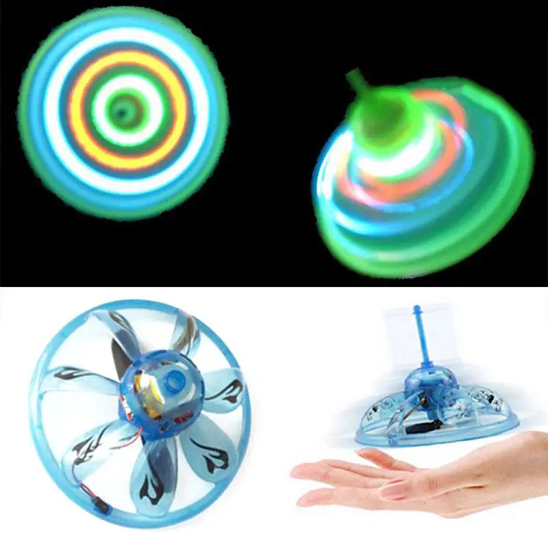 

Plastic Saucer Quadcopter Intelligence Sensor LED Blue Portable Creativ