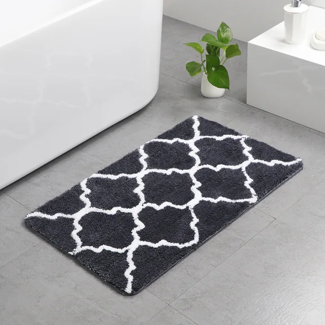 LOUTASI Doormat Entrance Mat Hallway Geometric Pattern Anti