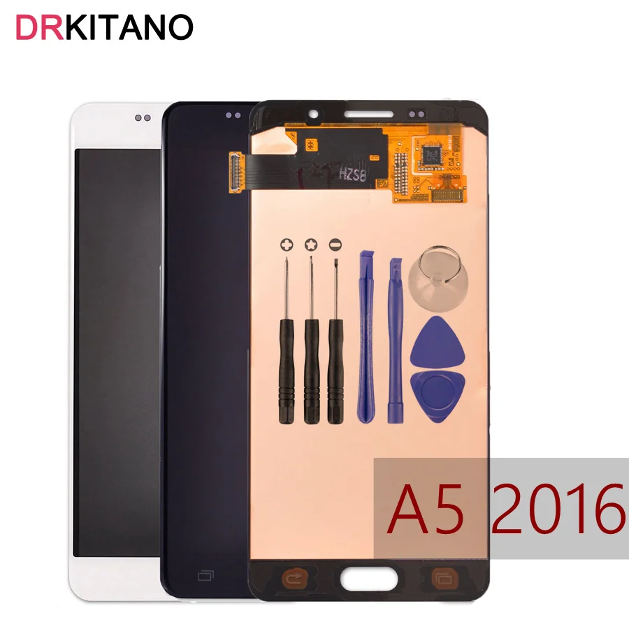 

For SAMSUNG GALAXY A5 2016 LCD Display Touch Screen Digitizer For SAMSUNG A5 2016 LCD A510 SM-A510F A510F/DS A510FD A510Y Screen