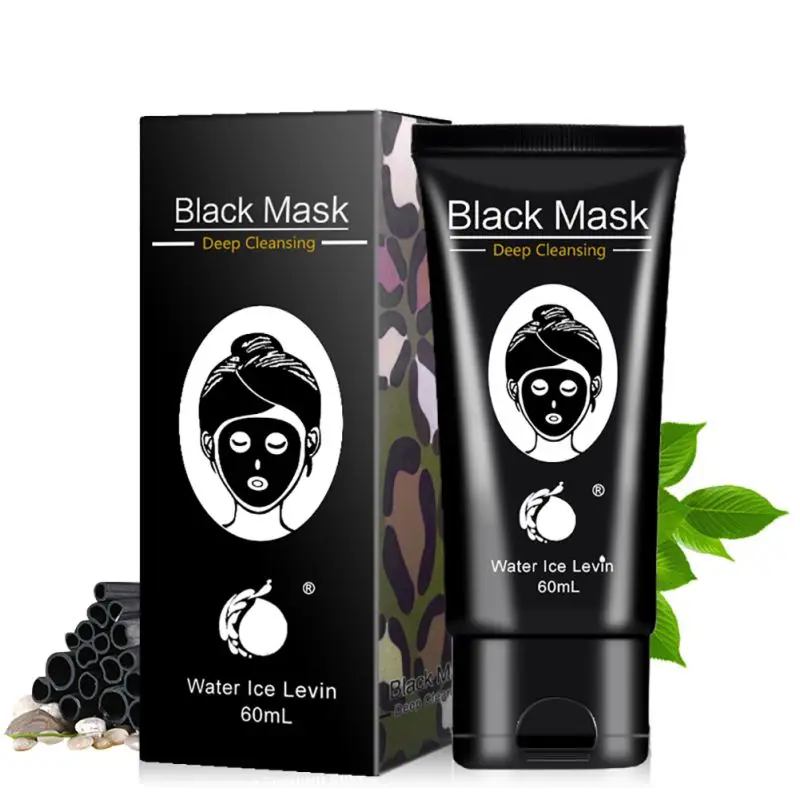 Горячая Женская маска для удаления черных точек лица, маска для глубокого очищения, черная маска для лечения акне угревая лицевая маска