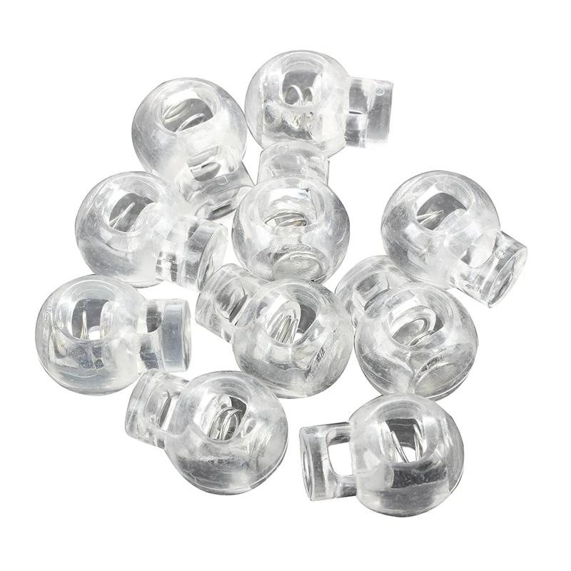 

Plastic Toggle Spring Stop Single Hole String Cord Locks 10 Pcs