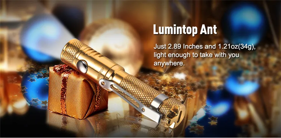 LuminTop Ant Stainless Steel AAA Battery 120lm EDC Flashlights Lightweight Cree XP G2 LED Daily Use Torch Light (1)