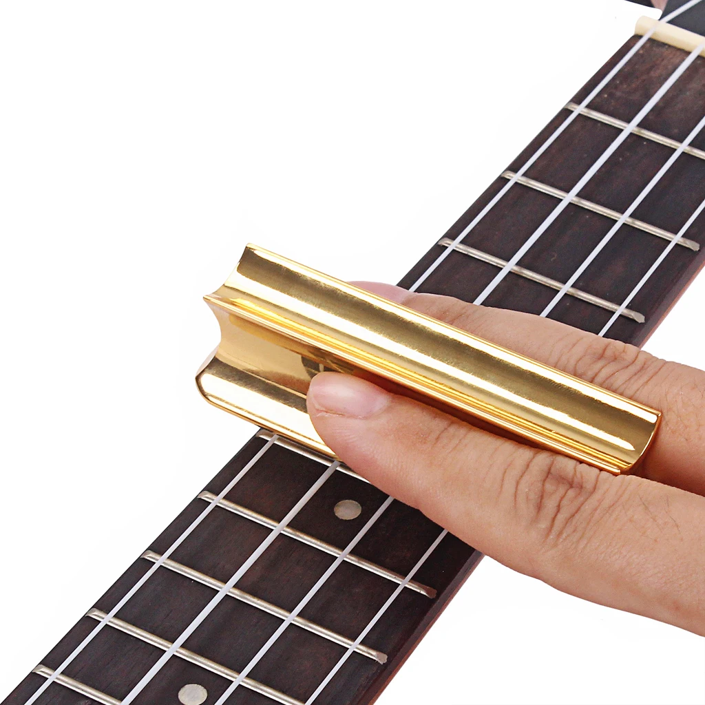 Golden Stainless Steel Lap Slide Tone Bar Stick for Guitar Pro Players Hawaii Acoustic Electric Guitar
