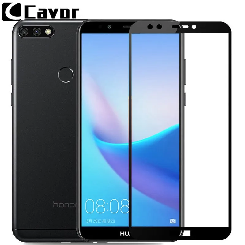 5 7 дюйма закаленное Стекло Экран протектор для Huawei Y6 y 6 2018 все Полное покрытие