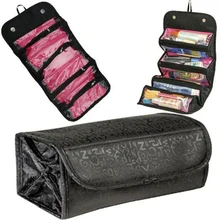 Fashion Multifunction Make Up Cosmetic Bag Case Women Makeup Bag Hanging Toiletries Travel Kit Organizer Cosmetic Case HZB-007