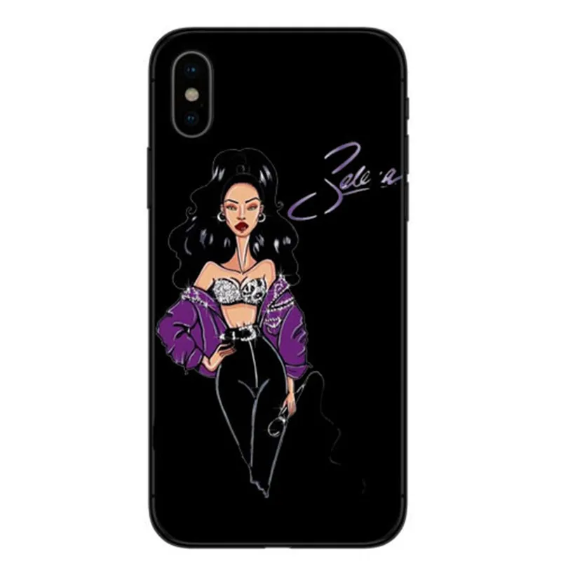 Топ латинский художник '90s Selena quintanilla Cliente Alta Qualidade чехол для телефона для iPhone 5 8 7 6 Plus 5 XR X XS MAX Coque - Цвет: TPU