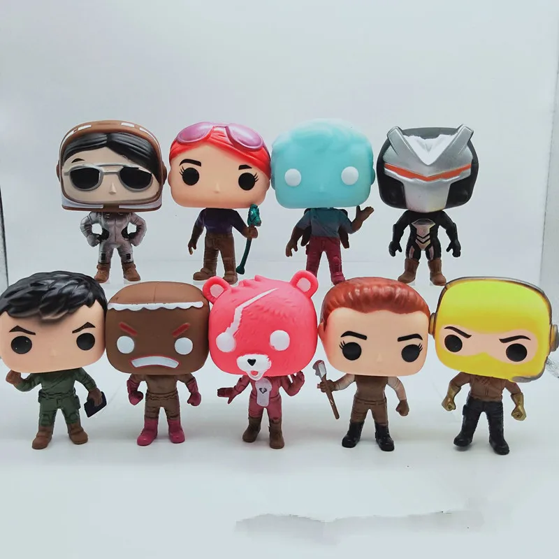 

9pcs/1lot New Game Fortnit Fortnight Fortress Night 8-9cm Action Figures Toys #n508 Brinquedo Toy Girl Boy Christmas Gift