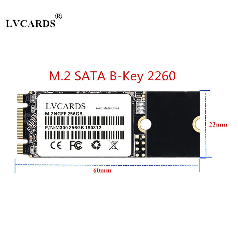 LVCARDS m.2 ssd 128gb 256gb 512gb SSD M2 SATA NGFF 1 ТБ 2 ТБ HDD 2242 mm 2260mm 2280 mm disco duro ssd для ноутбуков