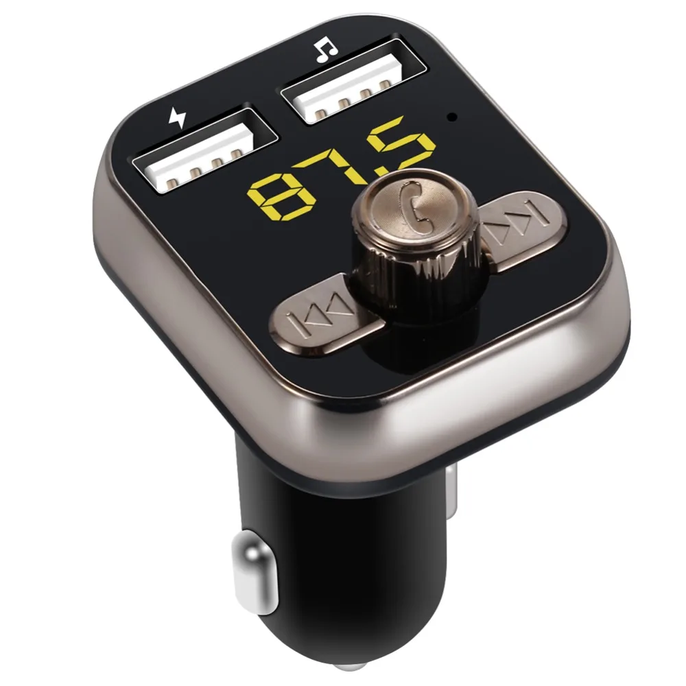 Lonleap Handsfree FM Transmitter Car Aux Modulator Bluetooth Car Kit Audio MP3 Player with Dual USB Port Car Charger Lonleap Handsfree FM Transmitter Car Aux Modulator Bluetooth Car Kit Audio MP3 Player with Dual USB Port Car Charger