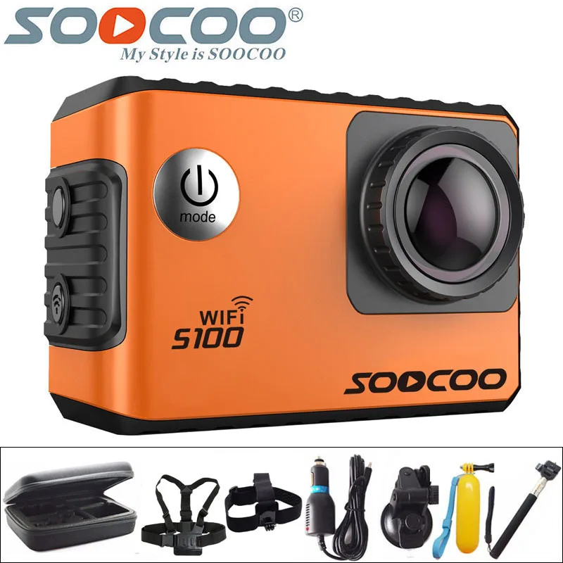 Buy Cheap SOOCOO S100 Action Camera 4K WiFi Sports DV Full HD 1080P Gyro 30m Waterproof Diving Mini Camcorder 2.0 inch Sport Cam NTK96660