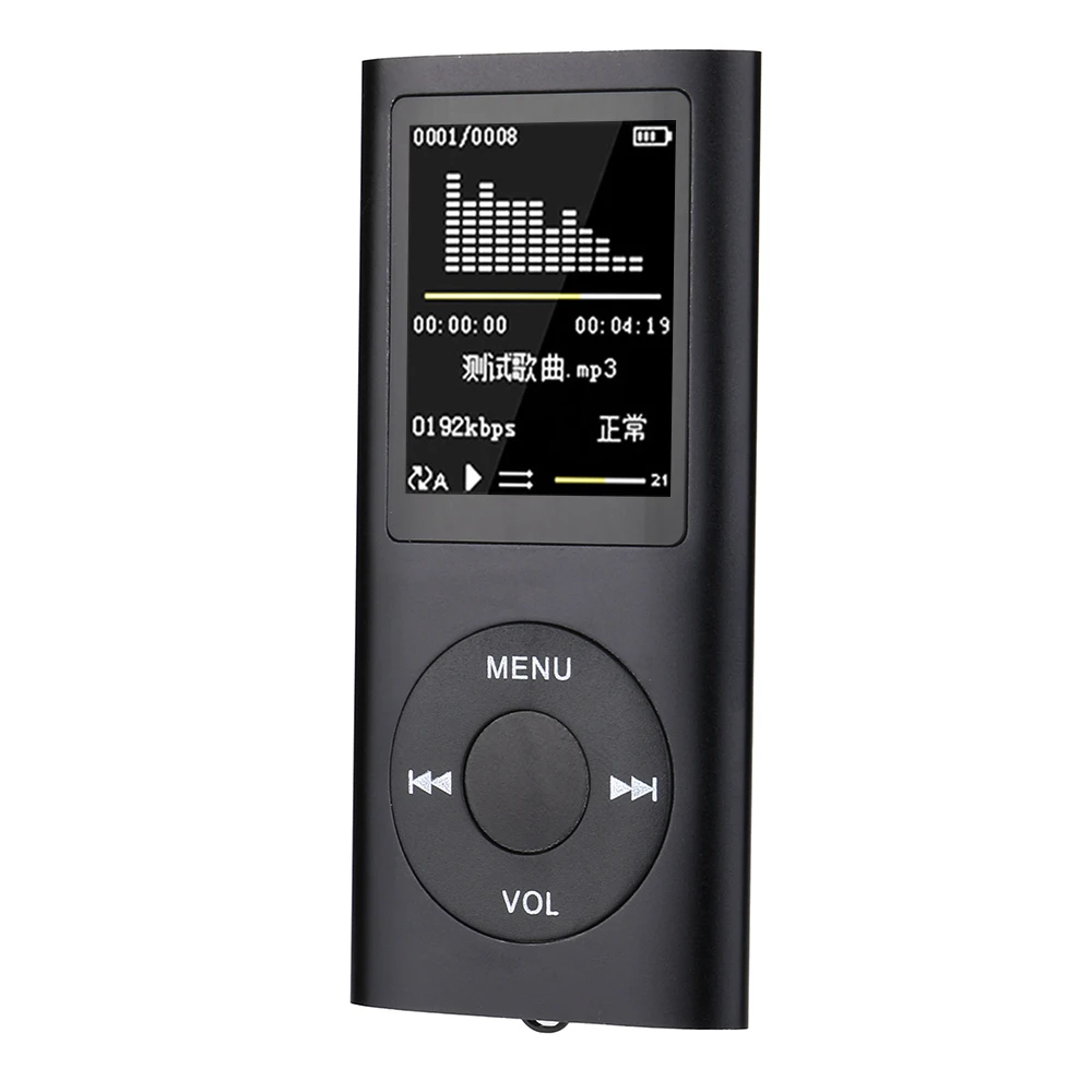 New 5 Colors FM Video 4TH Gen MP3 MP4 Player Music Player 1.8' reproductor mp4 Supports MP3, WMA format