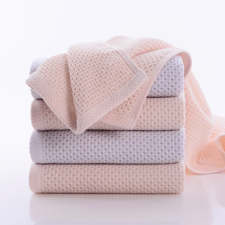 Cotton Waffle Towel For Shower 70 140cm Honeycomb Soft Bath Towel Bath Towel Towel Thwaffle Bath Towels Aliexpress