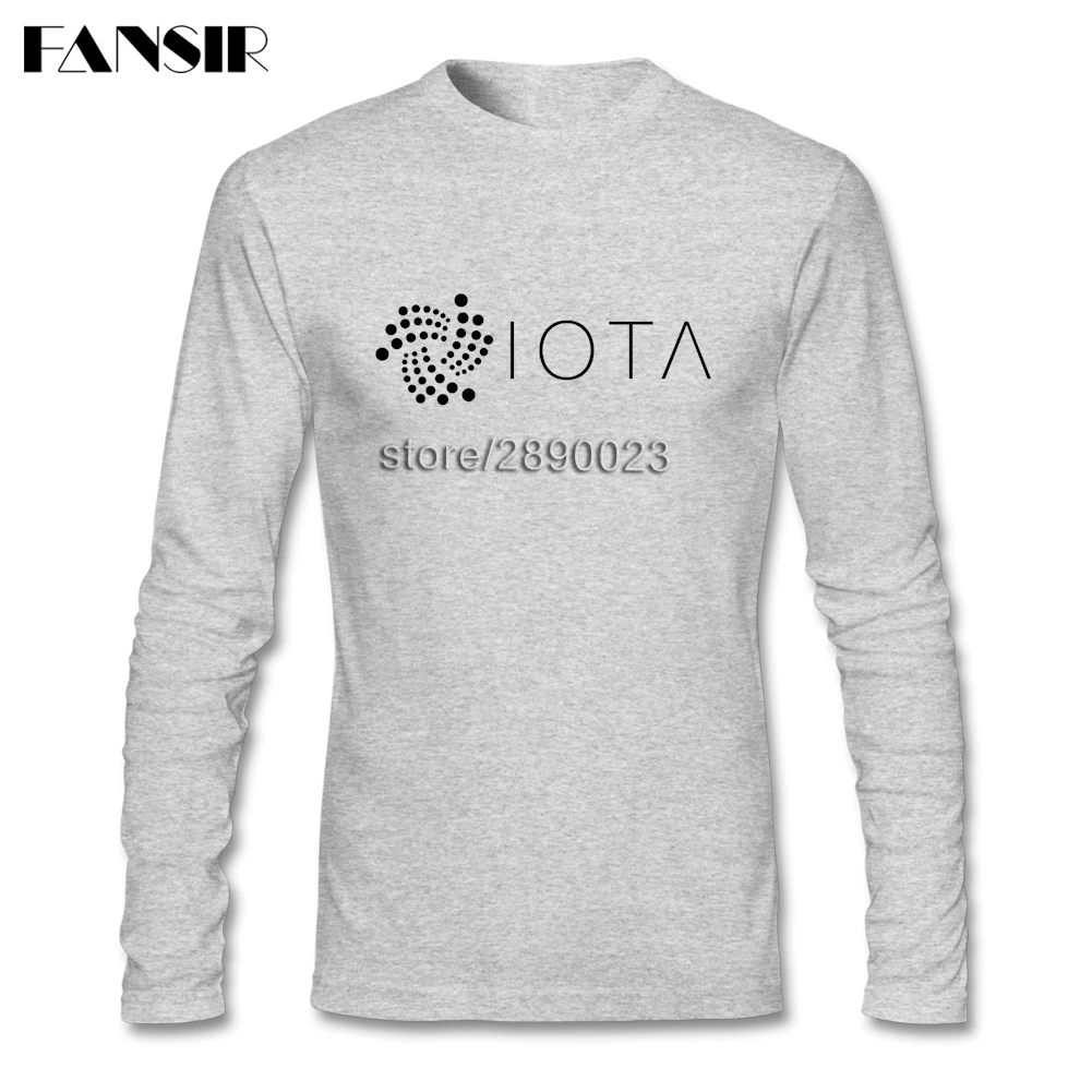IOTA Cryptocurrency Tee Shirt For Men Round Neck Long Sleeve Cotton Casual Men T-shirt XXXL IOTA Cryptocurrency Tee Shirt For Men Round Neck Long Sleeve Cotton Casual Men T-shirt XXXL