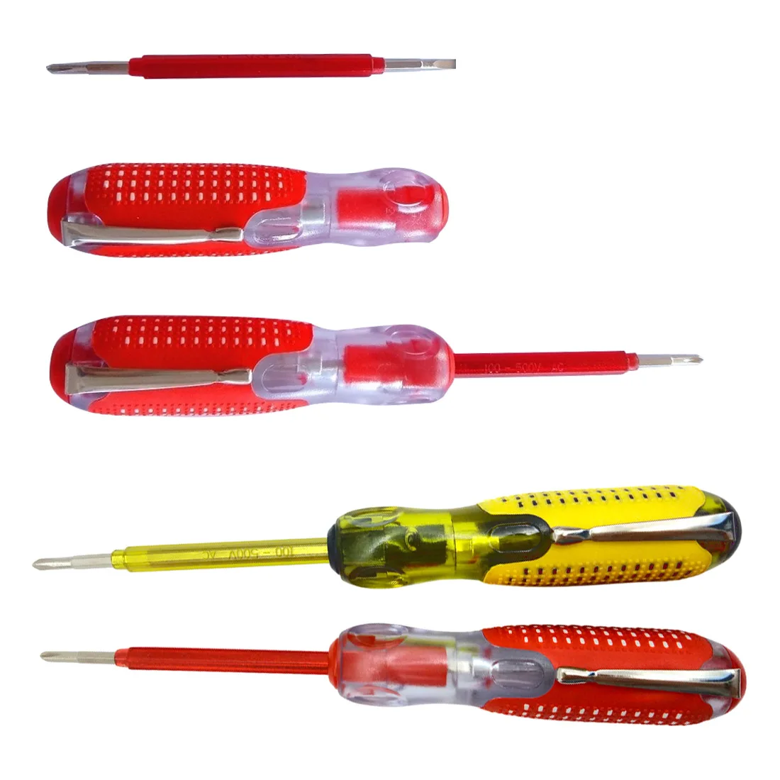 

H3*100mm Screwdriver Test Pencil Test Pen Screwdriver Test Pencil Electric Tester Durable Insulation Electrician Home Tool