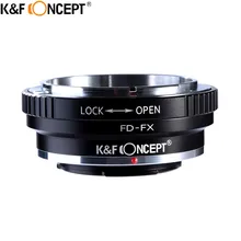 K&F CONCEPT FD-FX Camera Lens Adapter Ring of Aluminum For Canon FD Lens to For Fujifilm X Mount Fuji X-Pro1 X-M1 X-E1 M42 X-T1