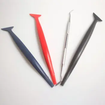 

5Pcs Car Stickers Corner Decorate Scraper for Window Gasket Micro Squeegee Tools
