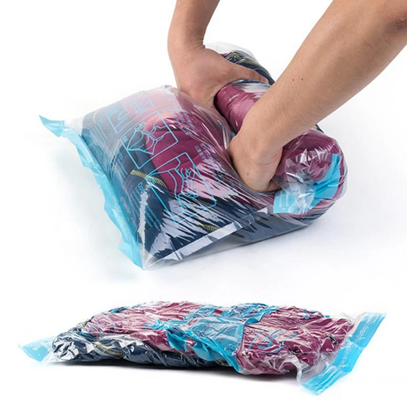 

New 3 PCS Travel Storage Bag For Clothes Space Saver Packing Sacks Rolling Compression Bag For Luggage No Vacuum or Pump Needed