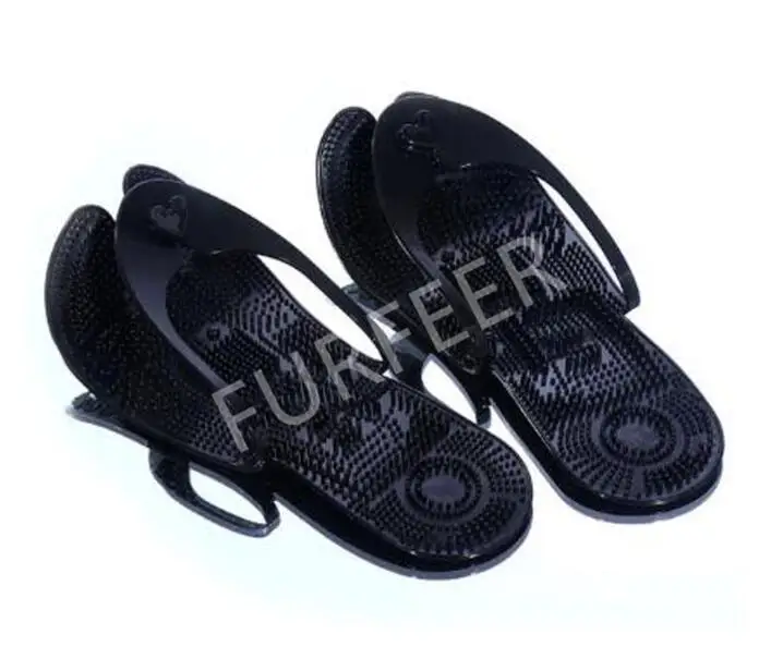 Men's Summer Swimming Beach Flip Flops Traveling Airplane Hotel Shoes Home Massage Slippers Men Foldable Slides Outdoor Sandals - Цвет: As shown