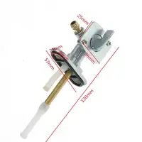 משאבת דלק החלף גז טנק דלק שסתום משאבת השסתום 13mm עבור ימאהה / Banshee 1986 - 2004 350 YFZ350 טרקטורונים אופנועי שטח (4)