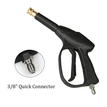 

High Pressure Washer Jet 2000 PSI Car Washing Gun With 4 Nozzles for Car Washing 3/8" Quick Connector Water Gun Auto Cleaning To