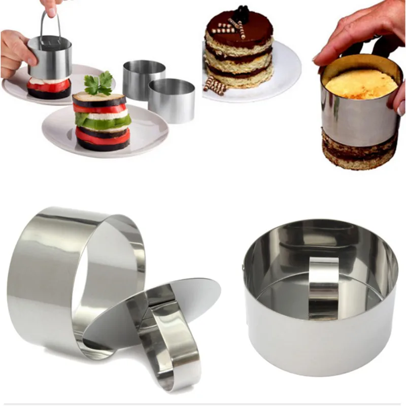 Fondant-Mousse-Cake-Mold-Stainless-Steel-Decorating-Tools-Round-Silver-Ring-Slicer-Cutter-Hand-Push-DIY (2)