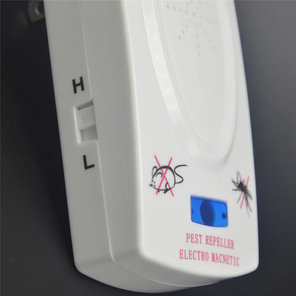 

Portable Ultrasonic Pest Repeller Mosquito Killer Home Electronic Insect Bug Reject Rat Mouse Repellent US/EU Plug PAK55