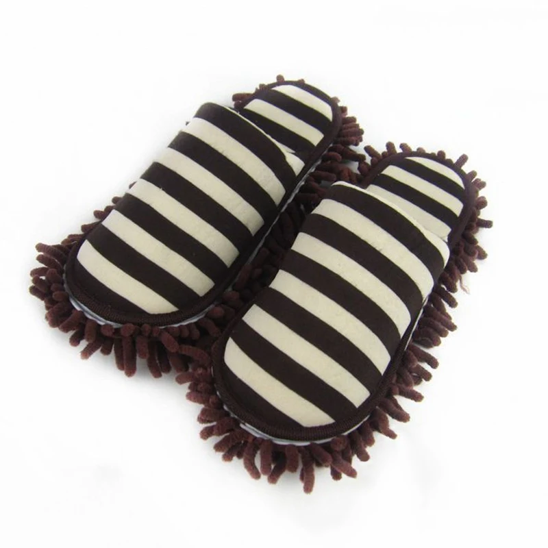 Dust Mop Slippers Chenille Microfiber Cleaning Slippers Multifunctional