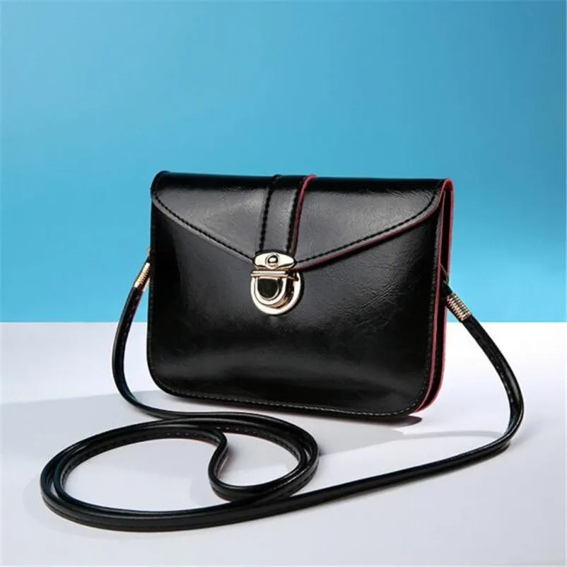 

Women Shoulder Bags 2017 Fashion Zero Purse Leather Handbag Single Messenger Phone Bag Female Girl Ladies Simple Handbags A9