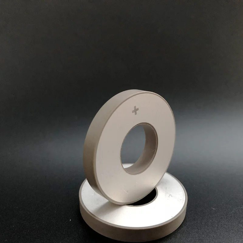 Пьезоэлектрический кольцевой датчик 50*17*5 мм пьезоэлектрический кольцевой керамический