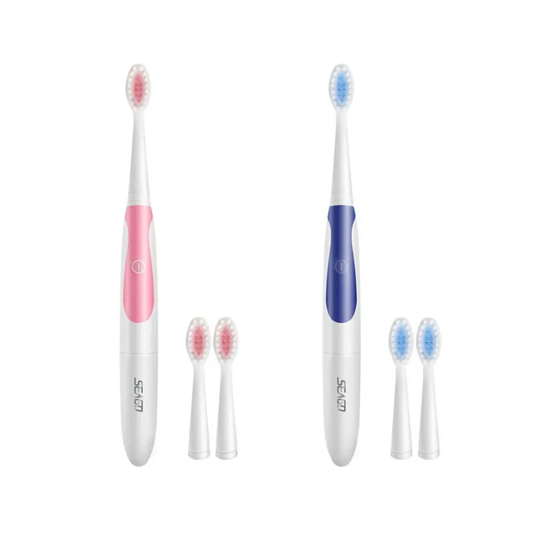 

Seago SG-906 Sonic Electric Toothbrush Waterproof IPX7 Deep Clean Teeth Whitening Soft Brush for Adult Oral Care
