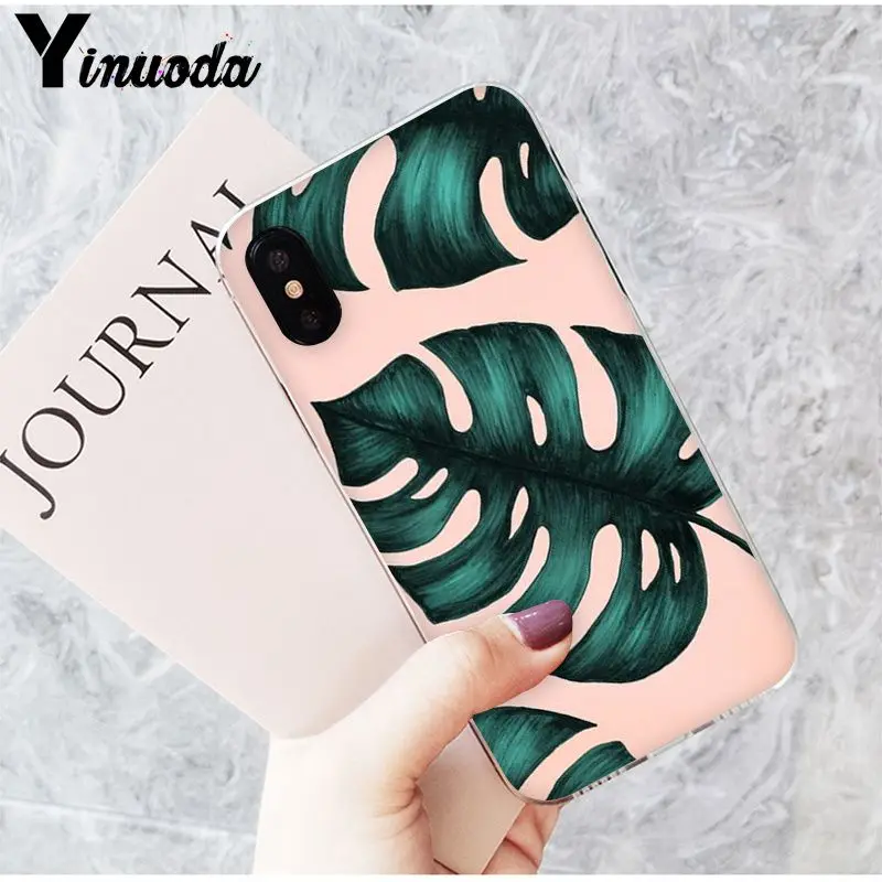 Summer Palm Leaf Banana Leaf Flowers