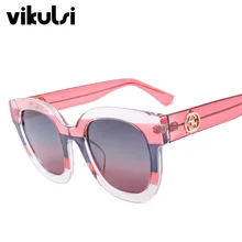Vikulsi, роскошные женские солнцезащитные очки, поляризационные, классические, кошачий глаз, солнцезащитные очки, женские, брендовые, дизайнерские, зеркальные, Oculos Gafas, зеленые, красные