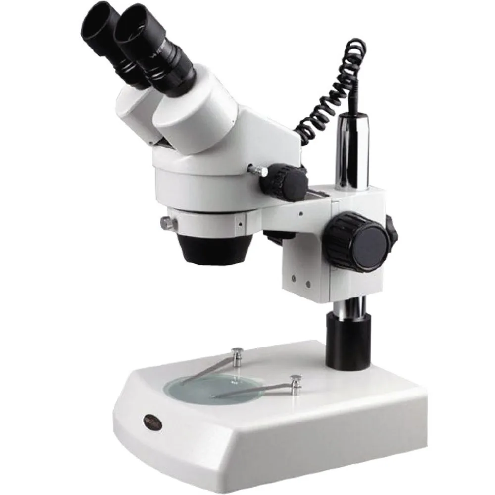 Binocular Stereo Zoom Microscope AmScope Supplies 7X 45X Binocular