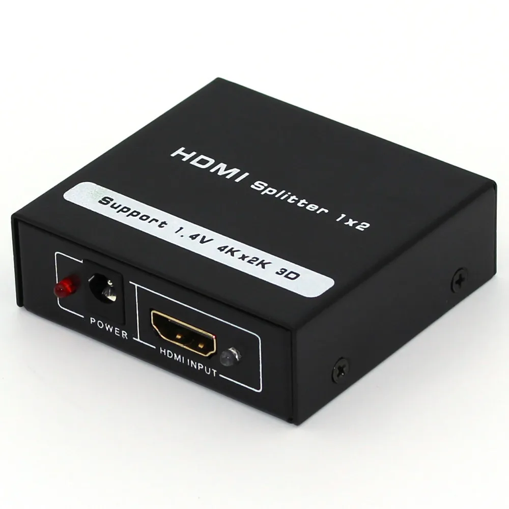 HDCP HDMI Разделение тер видео Full HD 1080 p HDMI коммутатор 1X2 Разделение 1 в 2 усилитель двойной Дисплей для HDTV DVD PS3 Xbox