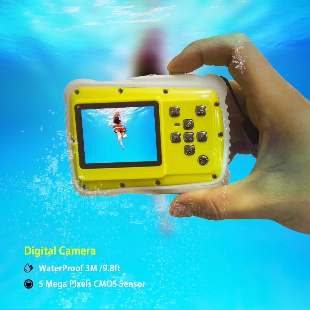 Underwater Waterproof Camera Newest Christmas Gift Best Mini Camera for kids Outdoor Sports Diving 3m Waterproof Action Camera (7)