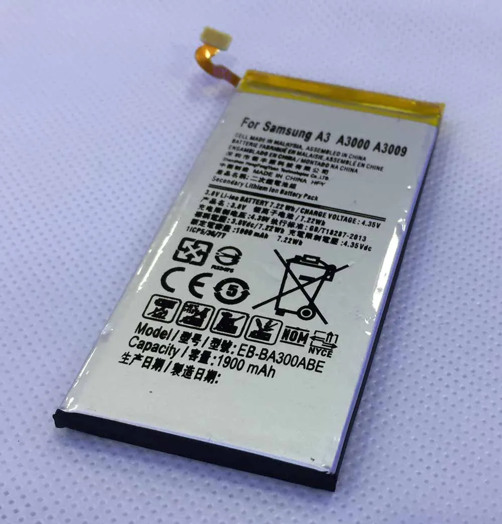 HFY EB-BA300ABE Батарея для samsung Galaxy A3 A300 A3000 A300X A300H A300F A3009 A300G/M/FU Батарея EBBA300ABE