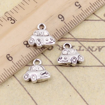 

10pcs Charms Car 12x12mm Tibetan Silver Color Pendants Antique Jewelry Making DIY Handmade Craft