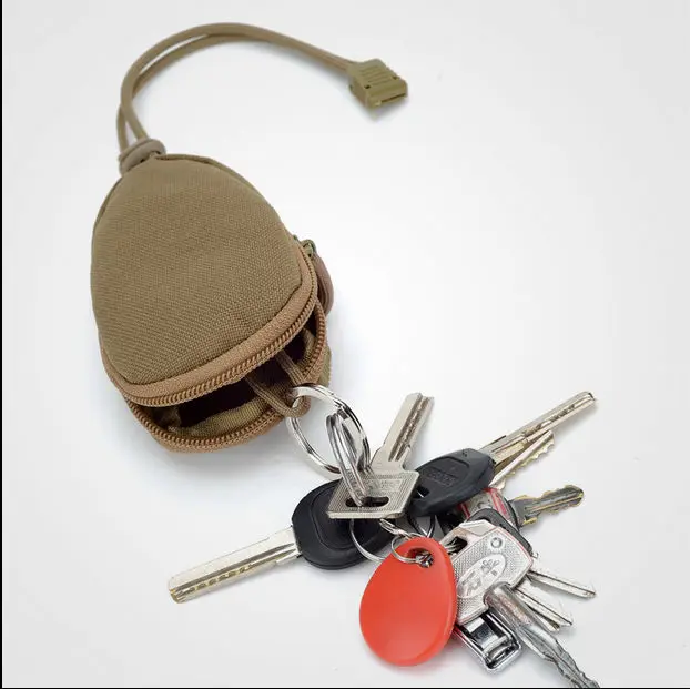 TAB EDC Key holder 1pc Outdoor Tactical Key Bag ultra thin Key Chain