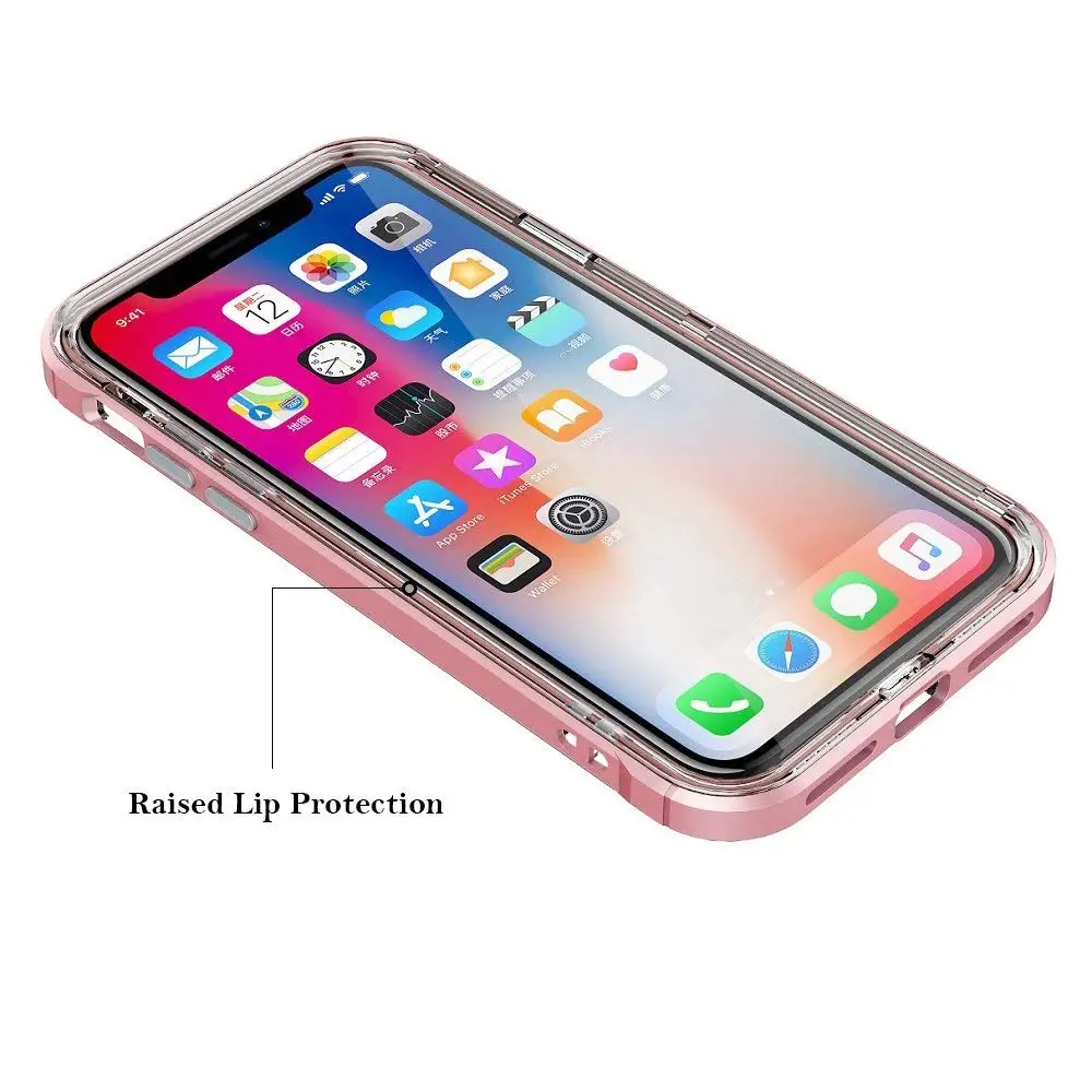 Hsmeilleur-For-iPhone-7-Case-Dual-Layer-Soft-Clear-TPU-Back-Cover-PC-Bumper-Frame-For-iPhone-XS-MAX-XR-X-8-7-6-6s-plus-5s-Coque (7)