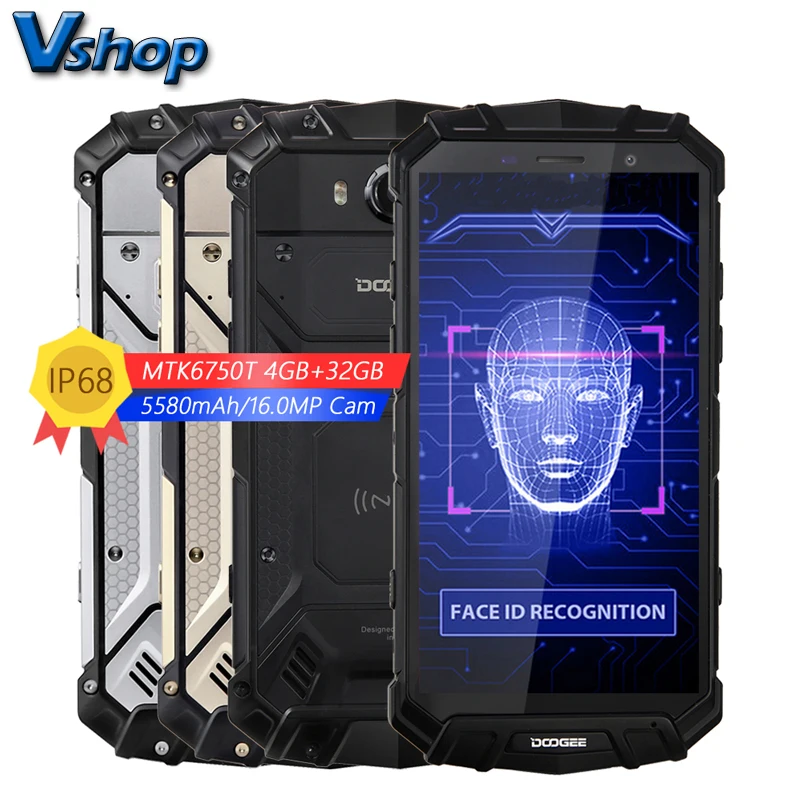 Оригинальный DOOGEE S60 Lite 4G мобильные телефоны Android 7 0 4 Гб + 32 ГБ смартфон на базе