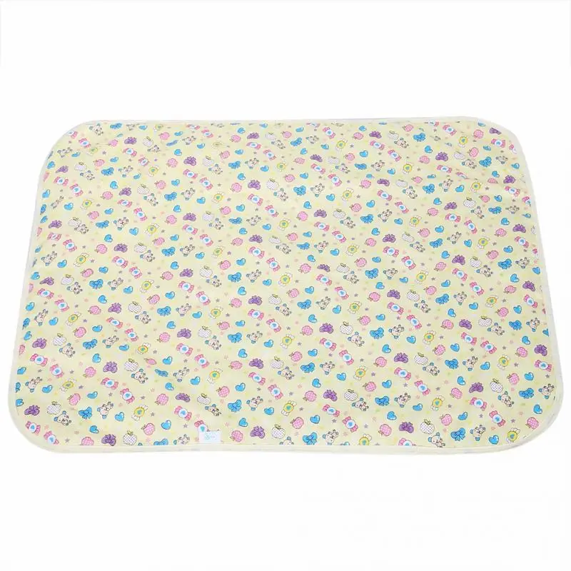 Пеленки для младенцев, пеленальный коврик 60X80 см, пеленальный коврик для новорожденных, водонепроницаемый многоразовый коврик для мочи, горячая Распродажа матрасов - Цвет: Белый