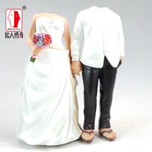 Wedding Gift Wedding Cake Topper Personalized Custom real doll custom clay dolls fixed resin body SR093