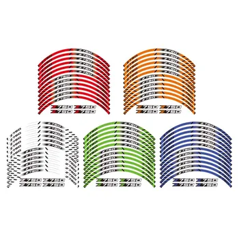 

Motorcycle Wheel Sticker 17" Reflective Decals Rim Tape Bike Car Styling For KAWASAKI Z750